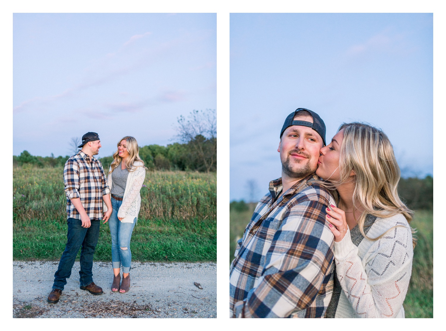 Stunning Autumn Door County Engagement Session | The Helgesons