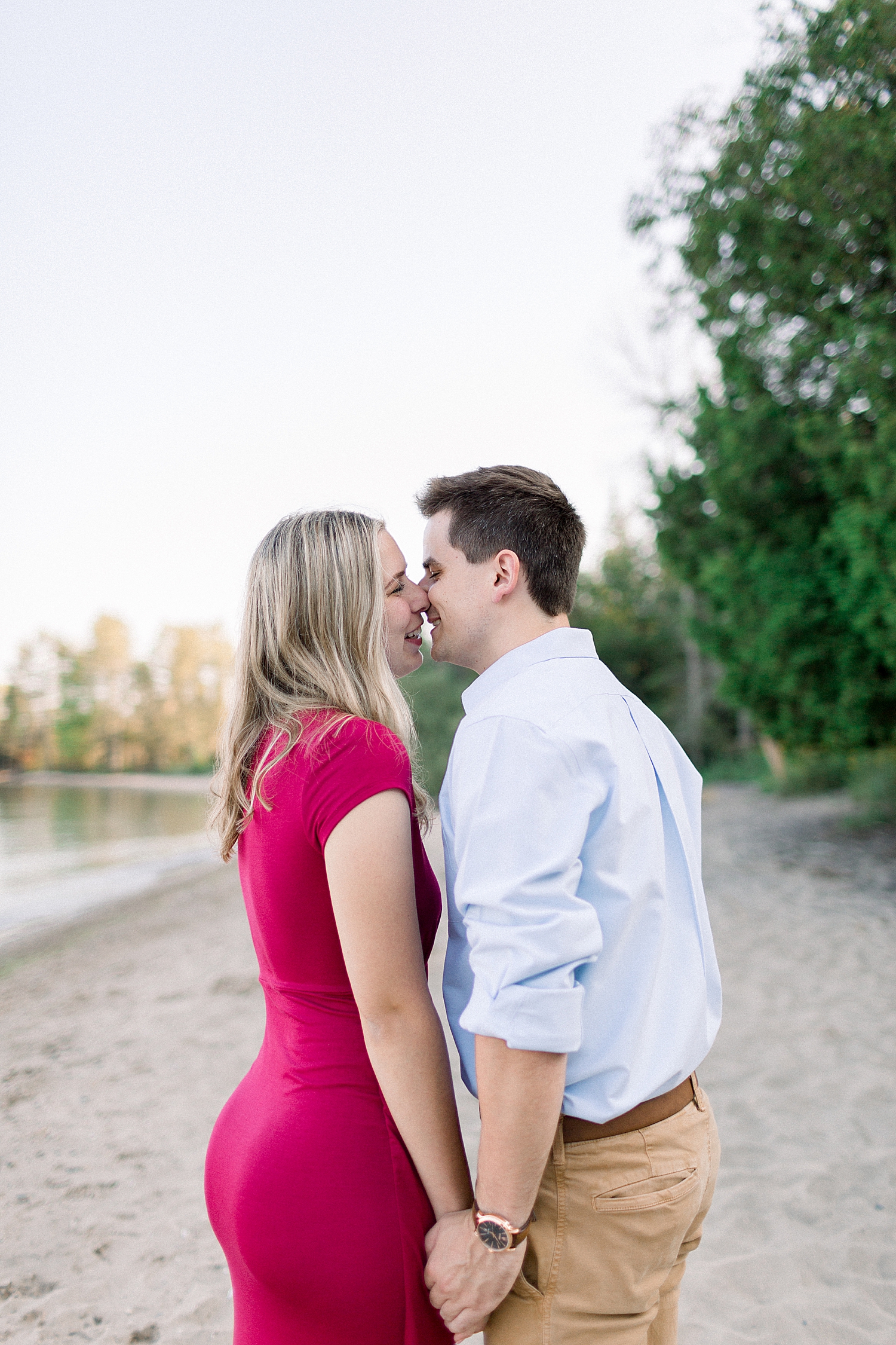 Portage Park Engagement Session in Sturgeon Bay, Wisconsin by The Helgesons