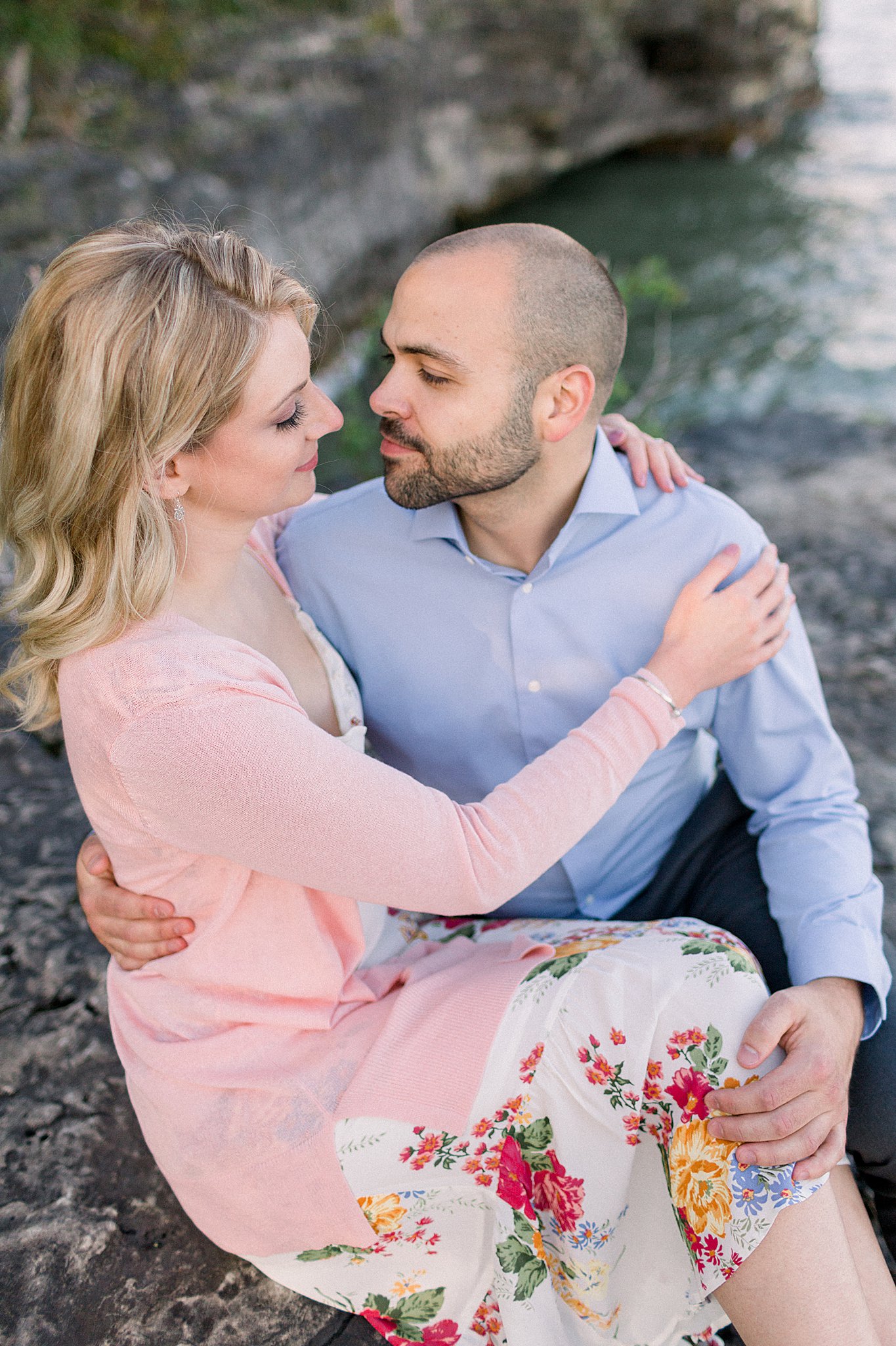 Cave Point Engagement Session
